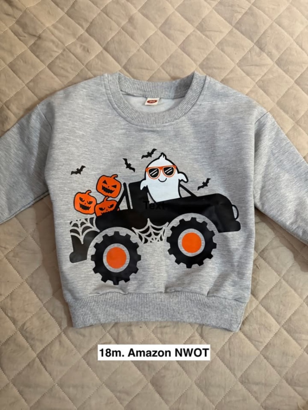 18m. Toddler Spooky Halloween Pullover Crewneck Sweater
